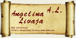 Angelina Livaja vizit kartica